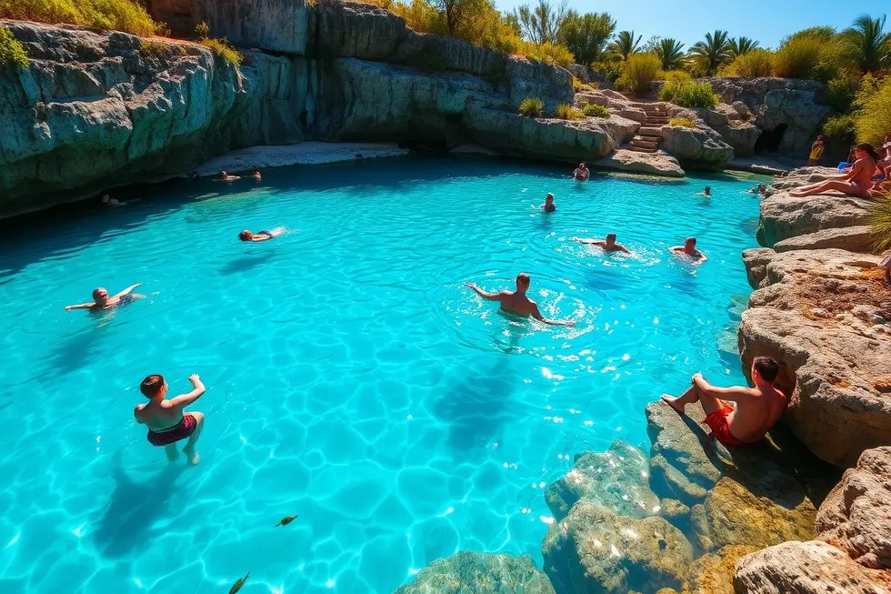 Cenote Azul A Diversão Para Toda Família